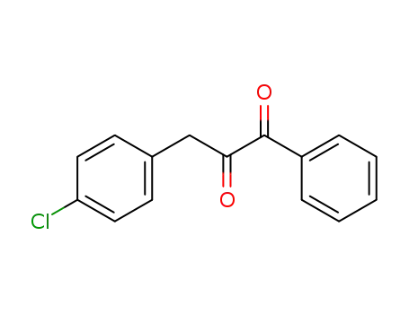 Molecular Structure of 106002-83-9 (1,2-Propanedione, 3-(4-chlorophenyl)-1-phenyl-)