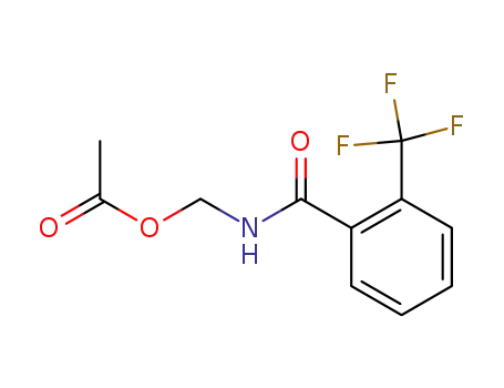 Molecular Structure of 895525-72-1 ({[2-(trifluoromethyl)benzoyl]amino}methyl acetate)
