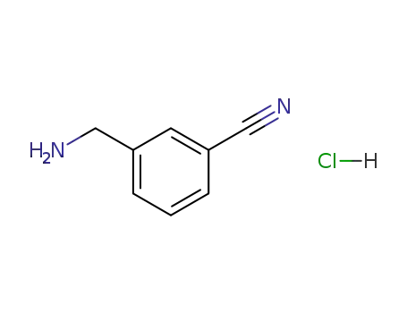 Molecular Structure of 40896-74-0 (3-CYANOBENZYLAMINE HYDROCHLORIDE)