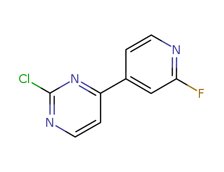Pyrimidine,2-chloro-4-(2-fluoro-4-pyridinyl)-