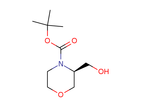 4-Morpholinecarboxylic acid, 3-(hydroxymethyl)-, 1,1-dimethylethyl ester, (3S)-