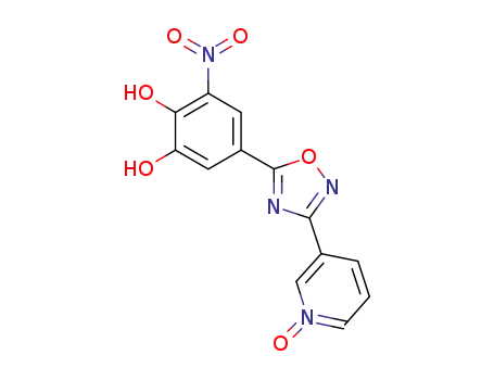 1,2-Benzenediol, 3-nitro-5-[3-(1-oxido-3-pyridinyl)-1,2,4-oxadiazol-5-yl]-