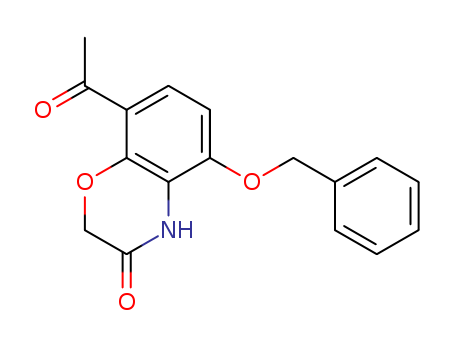 8-Acetyl-5-(benzyloxy)-2H-benzo[b][1,4]oxazin-3(4H)-one