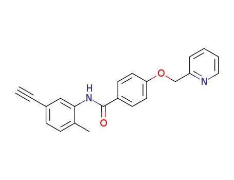 N-(5-ethynyl-2-methylphenyl)-4-(pyridin-2-ylmethoxy)benzamide