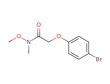Molecular Structure of 191731-33-6 (2-(4-bromophenoxy)-N-methoxy-N-methylacetamide)