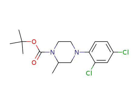 4-(2,4-dichloro-phenyl)-3-methyl-piperazine-1-carboxylic acid tert-butyl ester