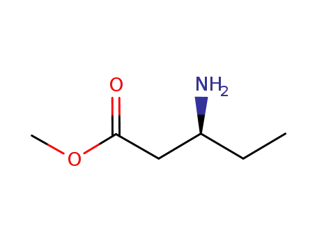 Molecular Structure of 1086106-57-1 ((S)-Methyl 3-AMinopentanoate)