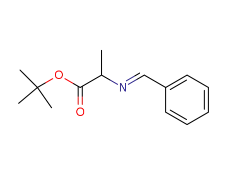 N-(phenylmethylene)alanine t-butyl ester