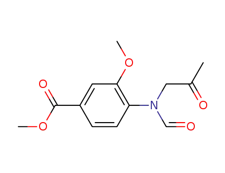 methyl 4-[formyl-(2-oxopropyl)amino]-3-methoxybenzoate