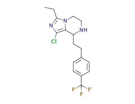 1-chloro-3-ethyl-8-[2-(4-trifluoromethylphenyl)ethyl]-5,6,7,8-tetrahydroimidazo[1,5-a]pyrazine