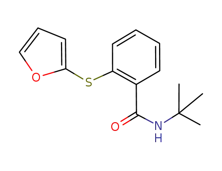 N-tert-butyl-2-(furan-2-ylthio)benzamide