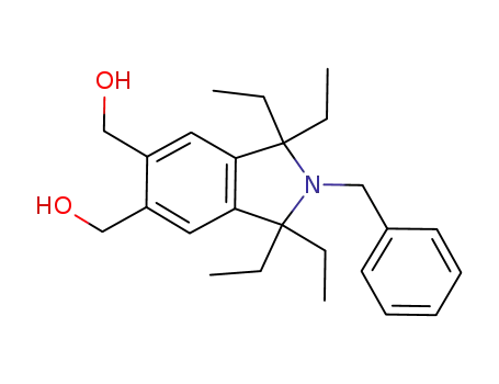 2-benzyl-1,1,3,3-tetraethyl-5,6-bis(hydroxymethyl)isoindoline