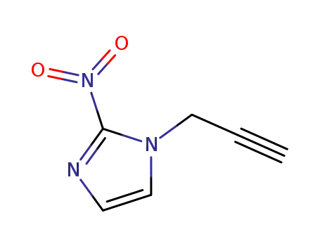 Molecular Structure of 1070878-68-0 (2-nitro-1-(prop-2-yn-1-yl)-1H-imidazole)