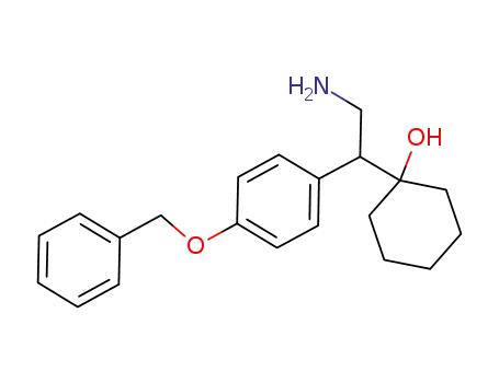 Molecular Structure of 1168135-16-7 (1-(2-AMino-1-(4-(benzyloxy)phenyl)ethyl)cyclohexanol)