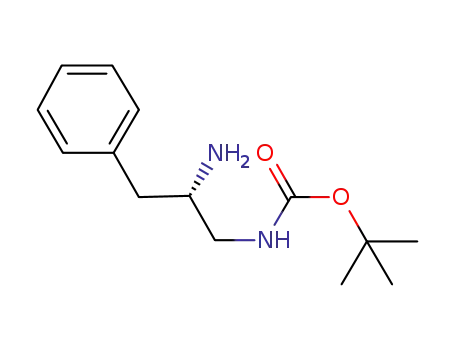 Molecular Structure of 167298-44-4 ((2-AMINO-2-PHENYL-ETHYL)-CARBAMIC ACID TERT-BUTYL ESTER)