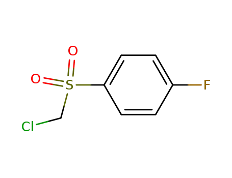 Molecular Structure of 433-13-6 (1-chloromethanesulfonyl-4-fluoro-benzene)