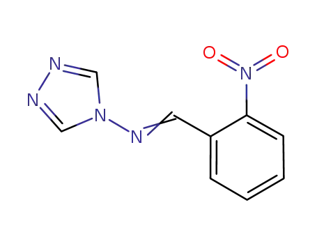 Molecular Structure of 35548-91-5 (4H-1,2,4-Triazol-4-amine, N-[(2-nitrophenyl)methylene]-)