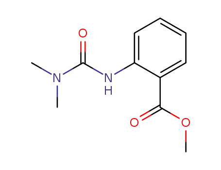 Molecular Structure of 30932-67-3 (methyl 2-(N,N-dimethylureido)-benzoate)
