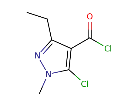 1H- 피라 졸 -4- 카르 보닐 클로라이드, 5- 클로로 -3- 에틸 -1- 메틸-(9Cl)