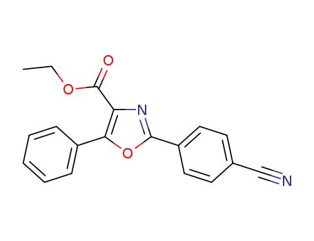 ethyl 2-(4-cyanophenyl)-5-phenyloxazole-4-carboxylate
