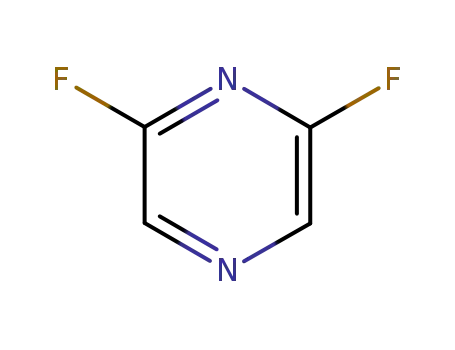 Molecular Structure of 33873-09-5 (2,6-Difluoropyrazine)