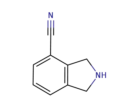 Molecular Structure of 1159883-00-7 (2,3-dihydro-1H-Isoindole-4-carbonitrile)