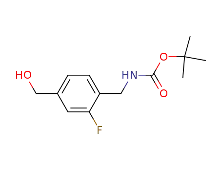 tert-butyl (2-fluoro-4-(hydroxymethyl)benzyl)carbamate