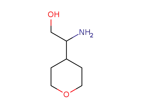 Molecular Structure of 889949-63-7 (2-AMINO-2-(TETRAHYDRO-PYRAN-4-YL)-ETHANOL)