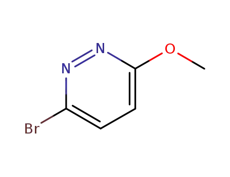Molecular Structure of 17321-29-8 (3-Bromo-6-methoxypyridazine)