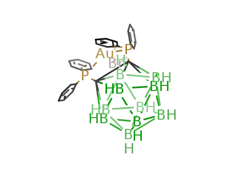 AuBr(B<sub>10</sub>C<sub>2</sub>H<sub>10</sub>(P(C<sub>6</sub>H<sub>5</sub>)2)2)