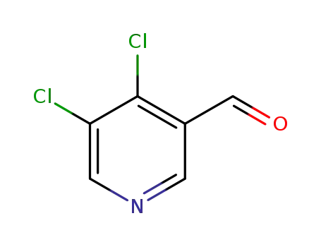 Molecular Structure of 1009334-04-6 (4,5-dichloro-3-Pyridinecarboxaldehyde)