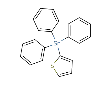 Molecular Structure of 54663-76-2 (Stannane, triphenyl-2-thienyl-)