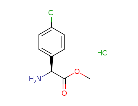 methyl (2R)-2-amino-2-(4-chlorophenyl)acetate,hydrochloride