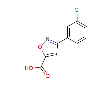3-(3-chlorophenyl)-1,2-oxazole-5-carboxylic acid