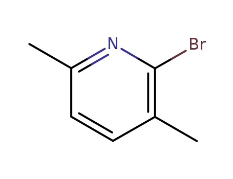Molecular Structure of 38749-92-7 (2-bromo-3,6-dimethylpyridine)