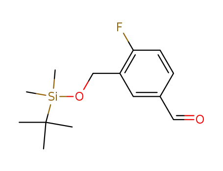 3-(t-butyldimethylsilanyloxymethyl)-4-fluorobenzaldehyde