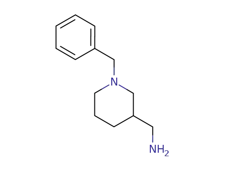 Molecular Structure of 124257-62-1 ((1-Benzylpiperidin-3-yl)methanamine)