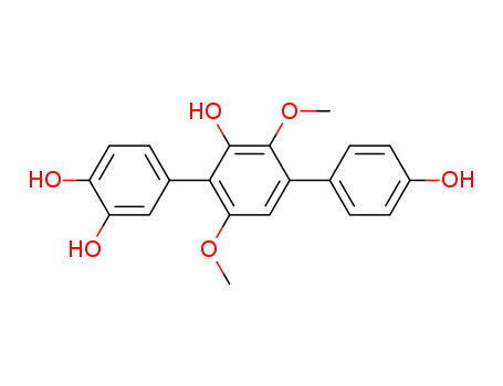 [1,1':4',1''-Terphenyl]-2',3,4,4''-tetrol,3',6'-dimethoxy- cas  66163-76-6