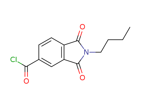 Molecular Structure of 101749-72-8 (1H-Isoindole-5-carbonyl chloride, 2-butyl-2,3-dihydro-1,3-dioxo-)