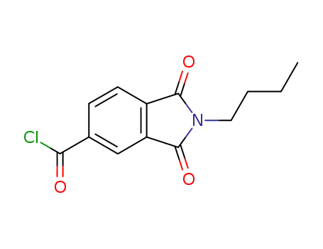 Molecular Structure of 101749-72-8 (1H-Isoindole-5-carbonyl chloride, 2-butyl-2,3-dihydro-1,3-dioxo-)