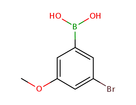 Molecular Structure of 849062-12-0 (3-Bromo-5-methoxybenzeneboronic acid)