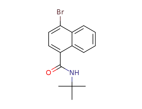 Molecular Structure of 1365272-69-0 (N-t-Butyl 4-broMonaphthaMide)