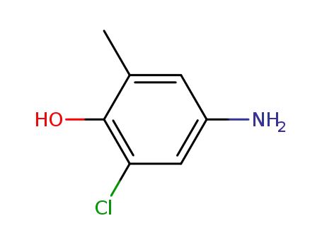 Molecular Structure of 55411-44-4 (4-AMINO-2-CHLORO-6-METHYLPHENOL)