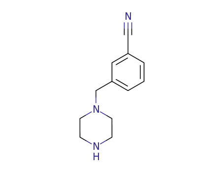 Molecular Structure of 203047-38-5 (1-(3-CYANOBENZYL)PIPERAZINE)