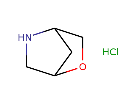 Molecular Structure of 909186-56-7 (2-Oxa-5-azabicyclo[2.2.1]heptane, hydrochloride (1:1))