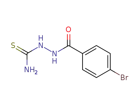 Molecular Structure of 39631-30-6 (2-(4-bromobenzoyl)hydrazinecarbothioamide)