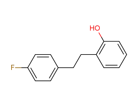 Molecular Structure of 167145-41-7 (Phenol, 2-[2-(4-fluorophenyl)ethyl]-)