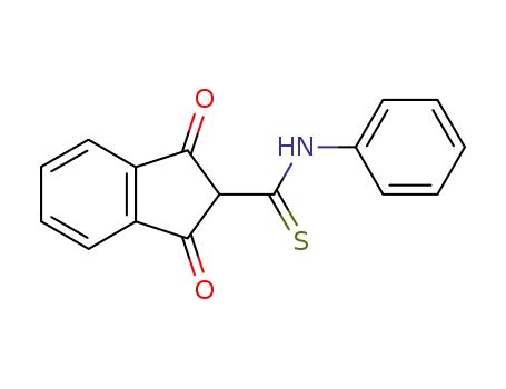 1H-Indene-2-carbothioamide, 2,3-dihydro-1,3-dioxo-N-phenyl-