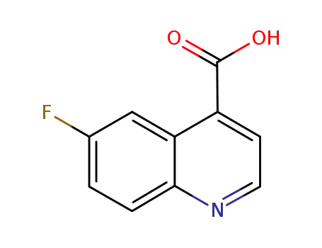 Molecular Structure of 220844-73-5 (6-Fluoroquinoline-4-carboxylic acid)