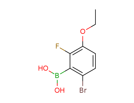 2-Fluoro-3-ethoxy-6-bromophenylboronic acid